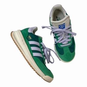 Multi Density Sole Reinforced Stitch Bonding Shoes Athletic By Adidas In Green & Tan, Size:7.5