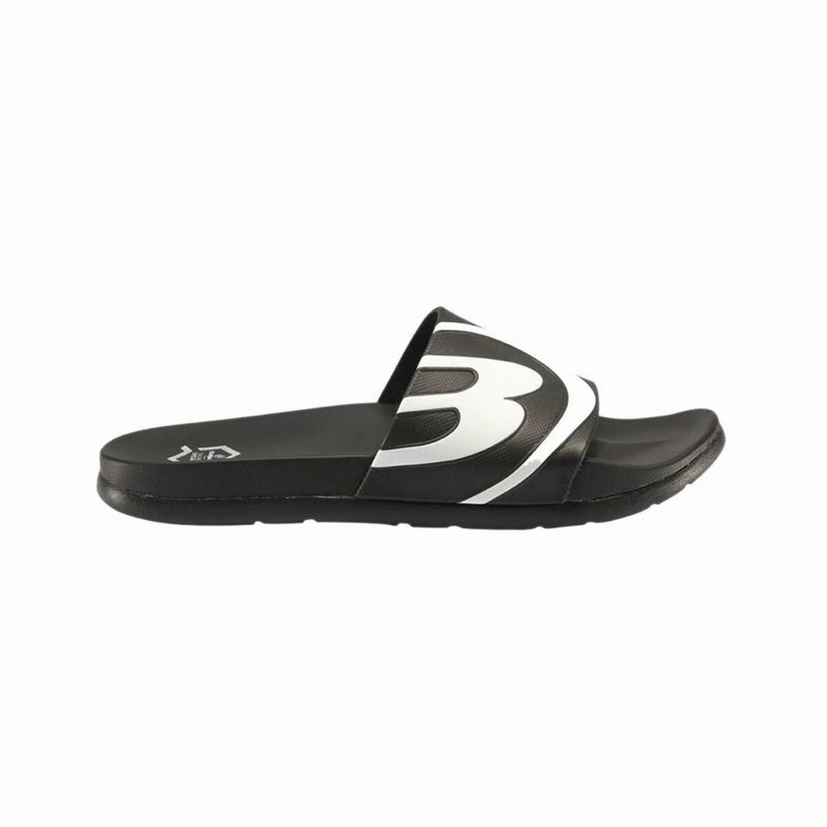 Foot Support Design Travel Shoes Men's Flip Flops Bullpadel Black