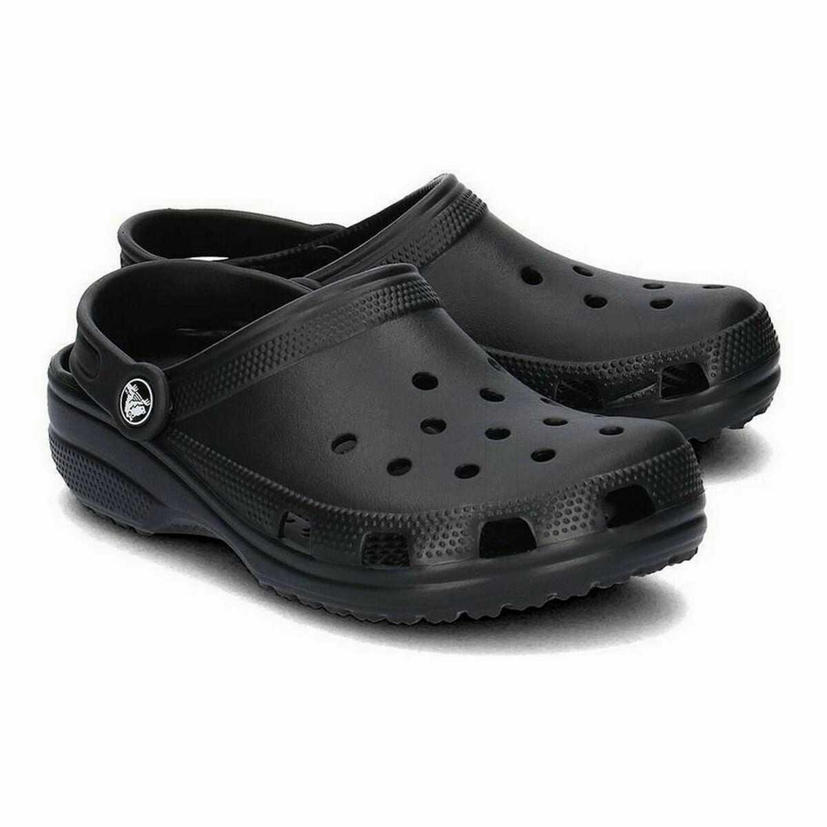 flexible shoes Soft Touch Lining Fabric Clogs Crocs Classic Black