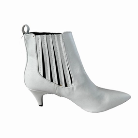 Waterproof Protection Boots Ankle Heels By Qupid In White, Size: 6