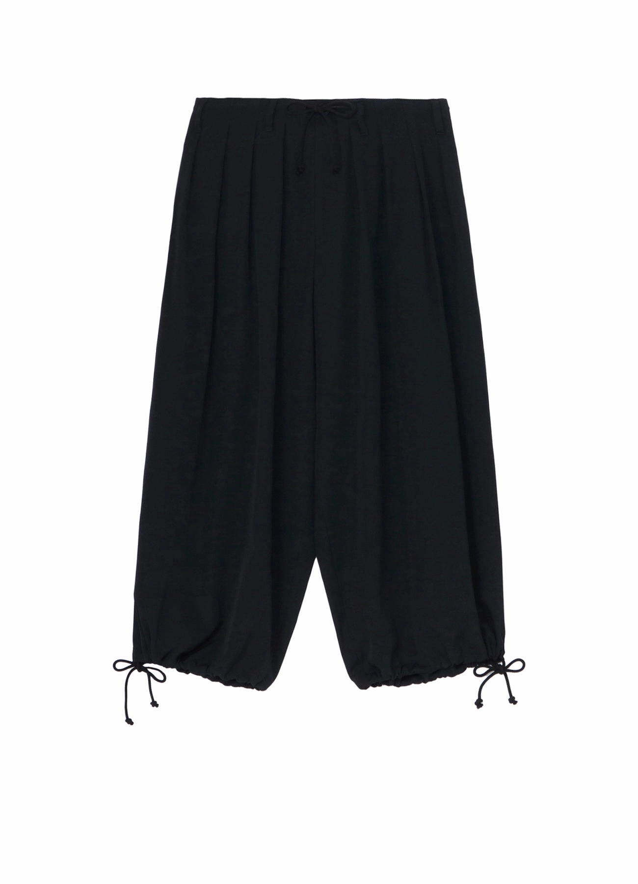 WOOL GABARDINE STANDARD BALLON PANTS Light Reflective Details Urban Style