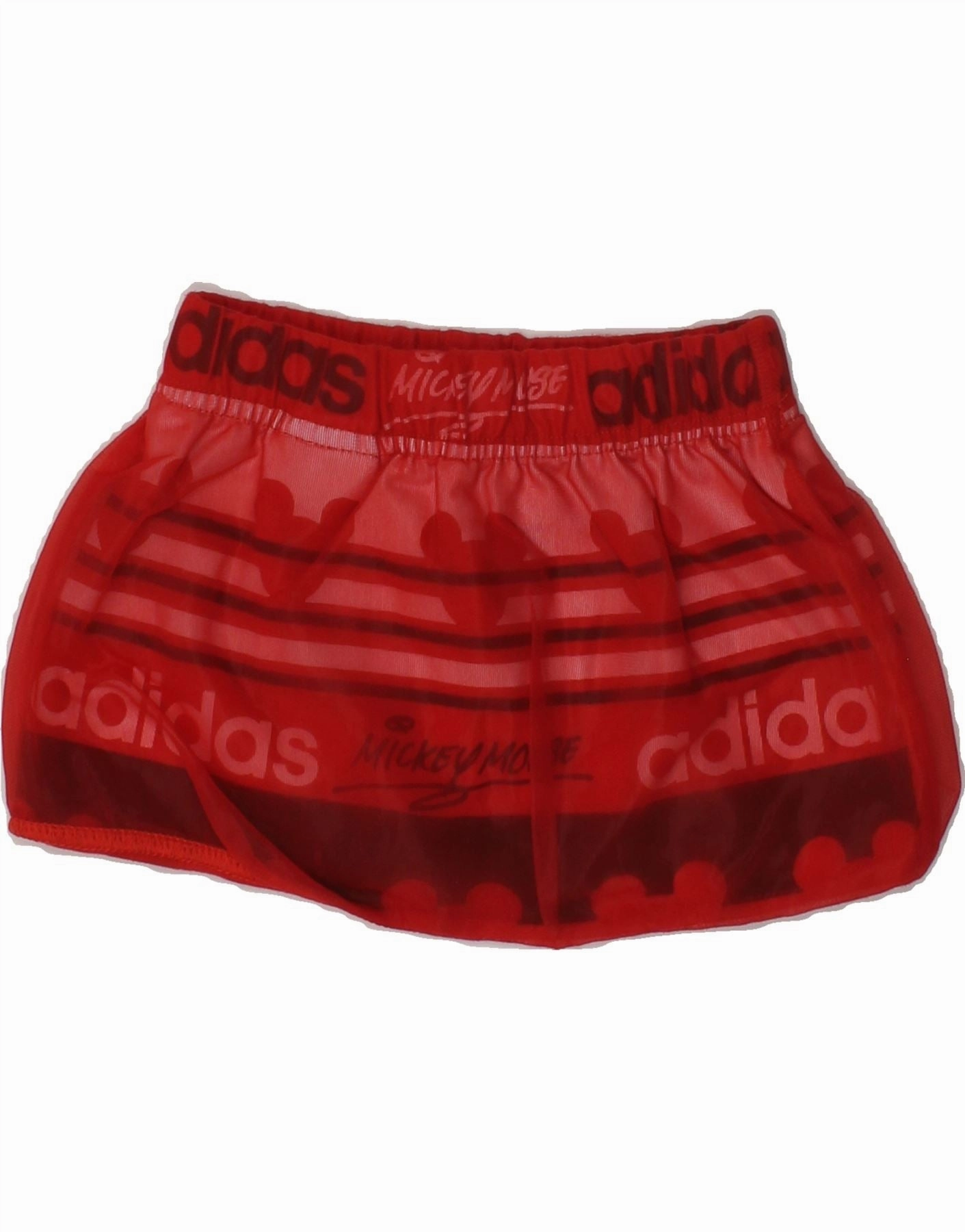 ADIDAS Baby Girls Graphic Mini Skirt 3-6 Months W15 Red Nylon Daywear Mood