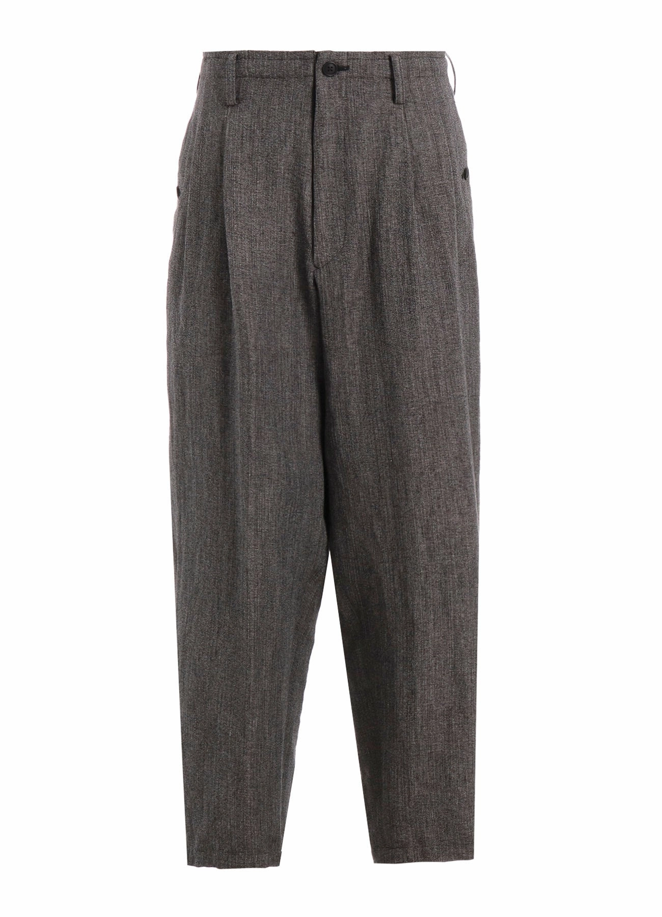 HEATHER KHADI PANTS WITH POCKET DETAIL Plaid detail