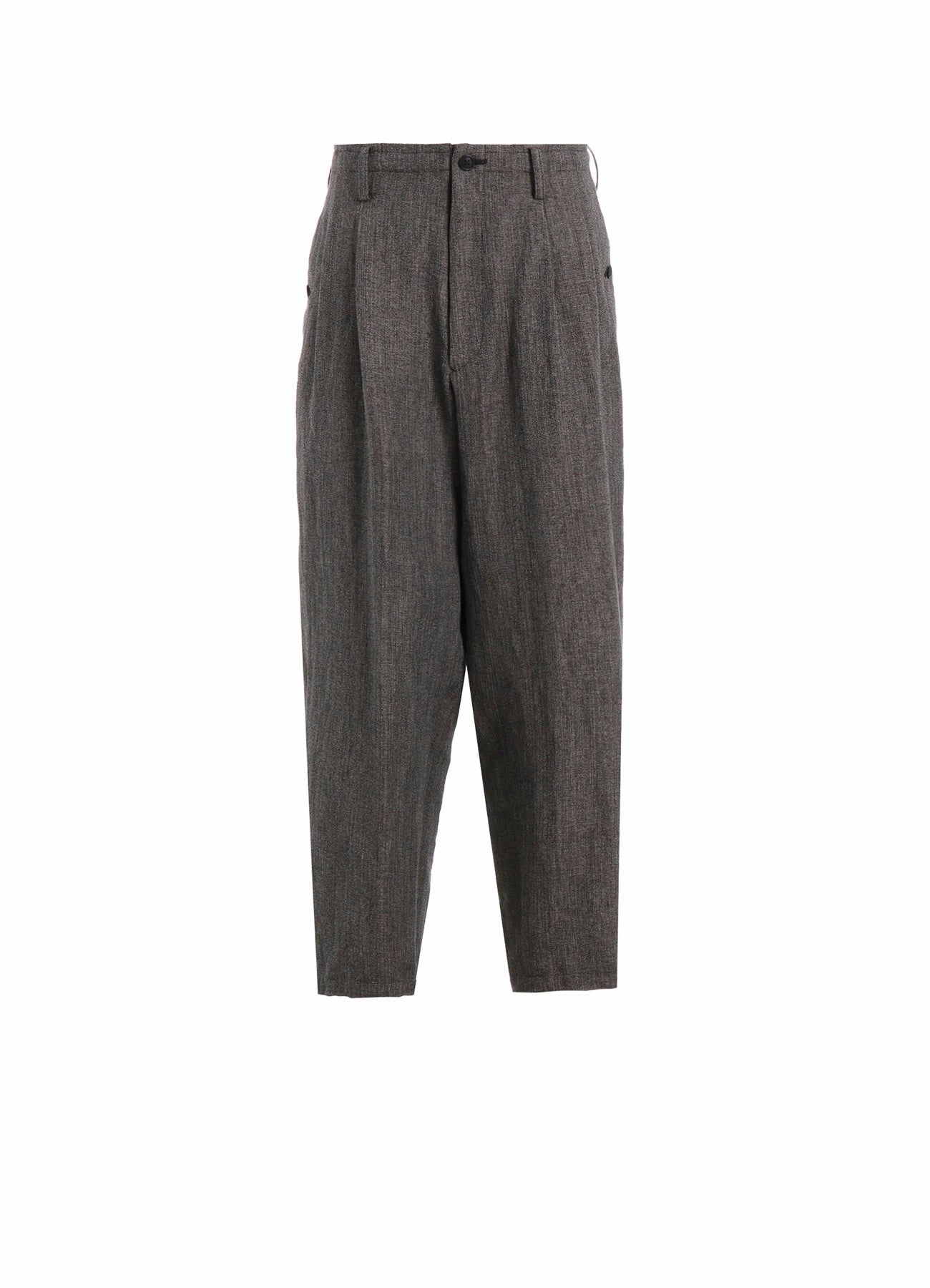 Non Irritating Breathable Weave Fabric HEATHER KHADI PANTS WITH POCKET DETAIL