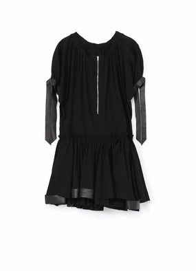 COTTON LINEN RAYON LAWN GATHERED DRESS Modern Motion