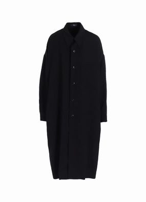 UV protection layer Mild Weather WOOL GABARDINE LONG COAT