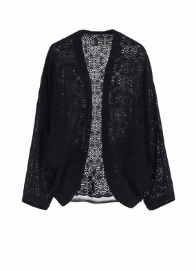 LACE DOLMAN SLEEVE JACKET Comfortable