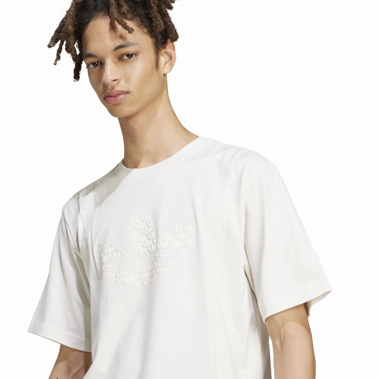 Cozy Feeling Non Iron Fabric Monogram Tee - Mens