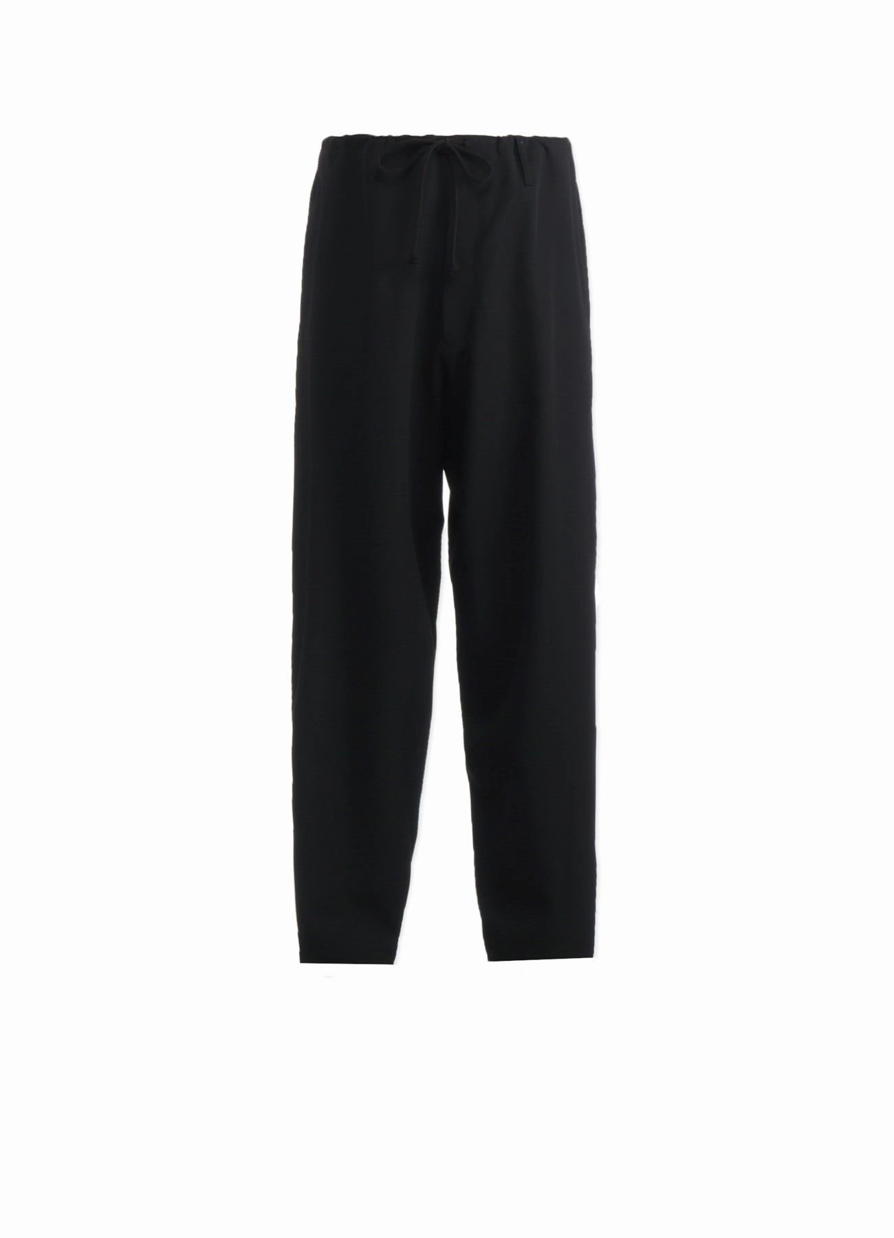 WOOL GABARDINE WAIST DRAWSTRING PANTS Easy Match