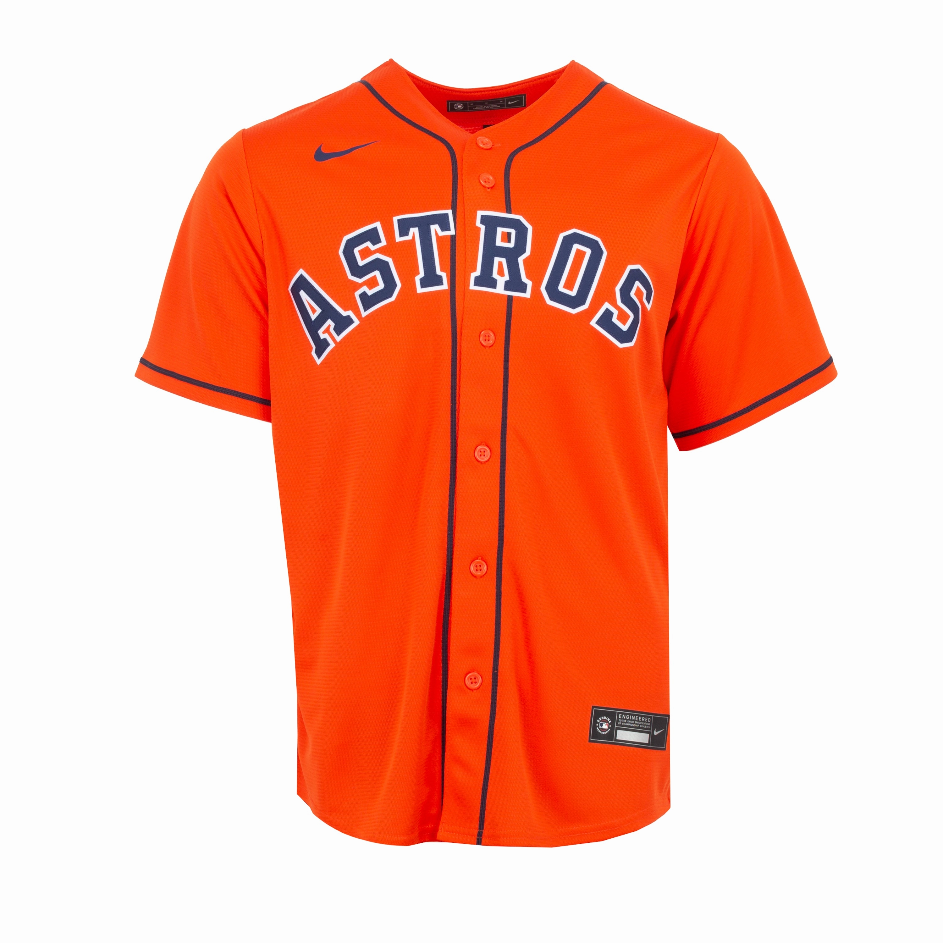 Astros Nike Replica Alt Jersey - Mens No Slip Shoulder Design ZeroWaste Production