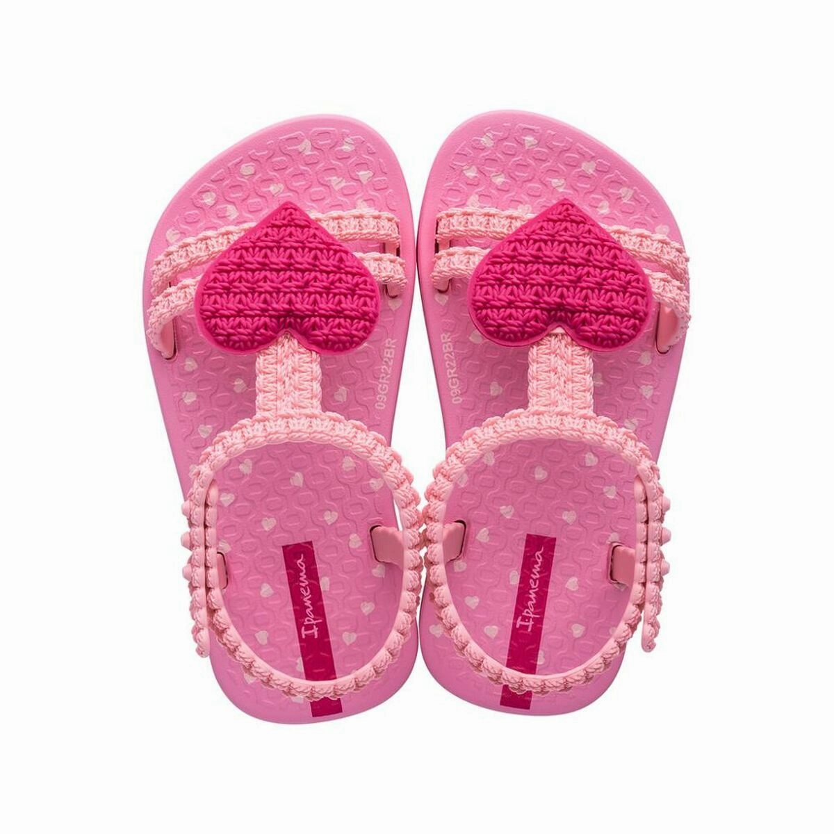 Flip Flops for Children Ipanema BABY 81997 AG194  Pink Easy on off Streamlined Shape