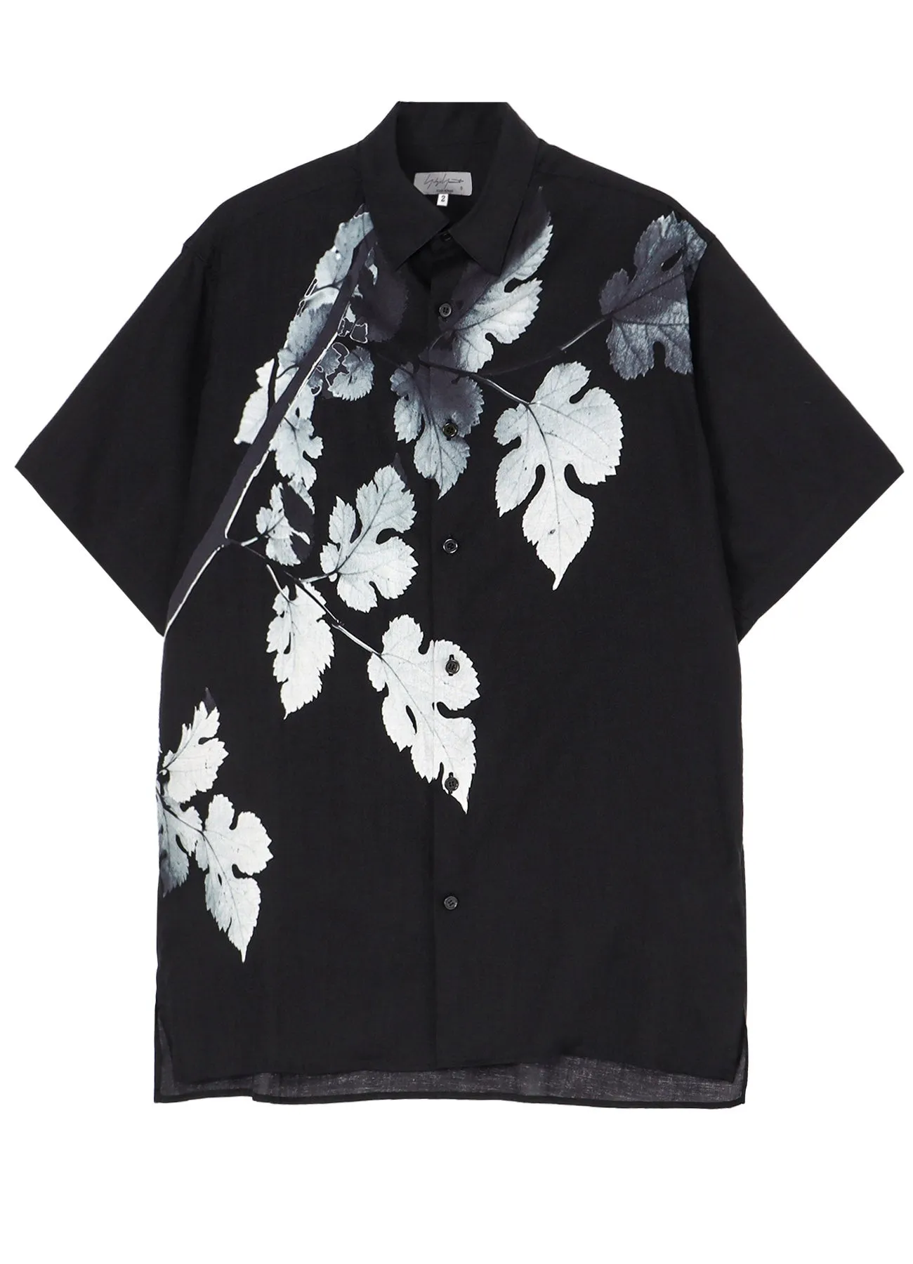 Streetwear LEAF PRINT ALOHA SHIRT