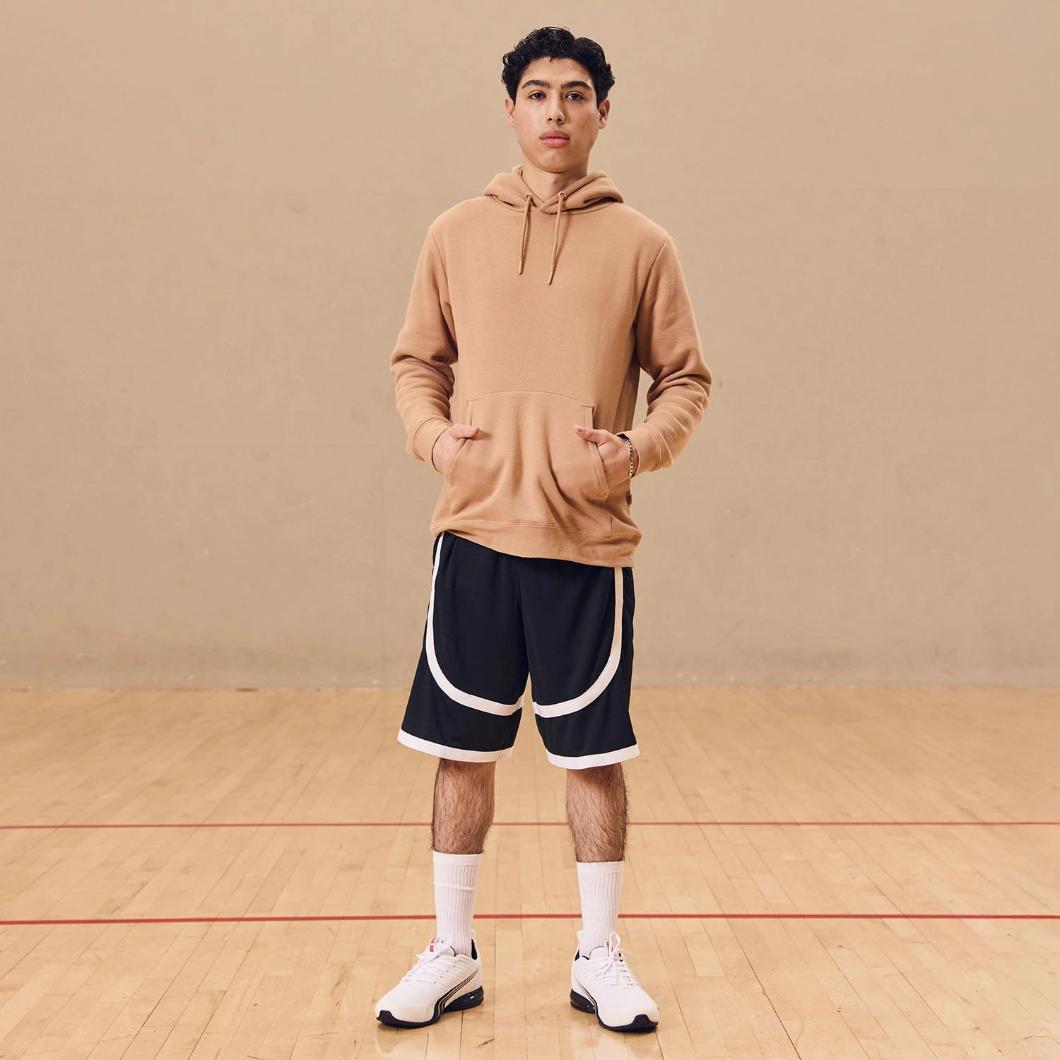 Contrast Tape Short - Mens On-The-Go Style Midweight Texture