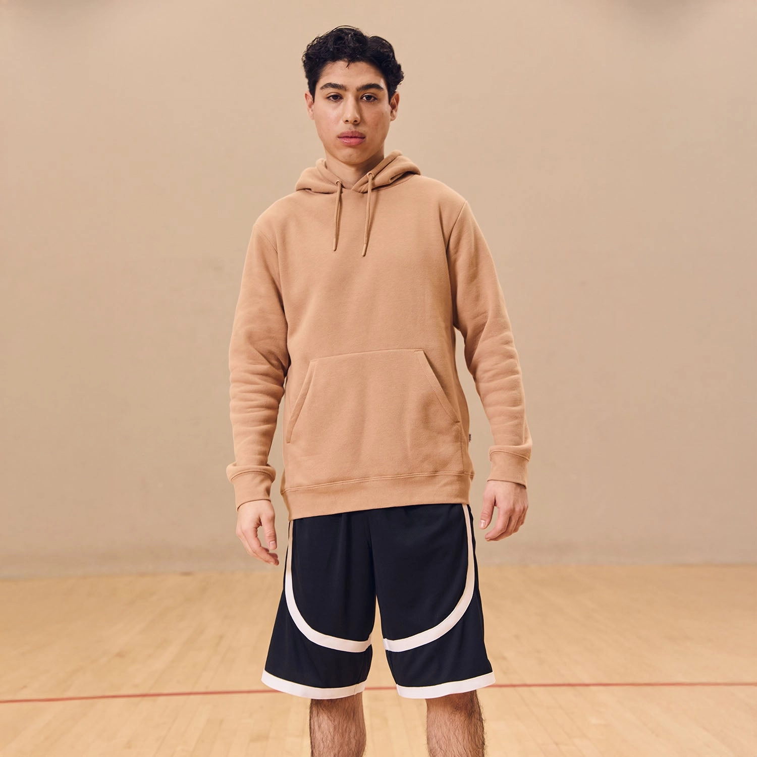 Contrast Tape Short - Mens muted colors Sporty Look