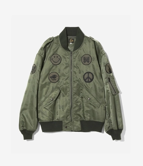 L2-B Jacket ?C Olive Papillon Jacquard Sateen Calm Day Fit Soft Shell Material