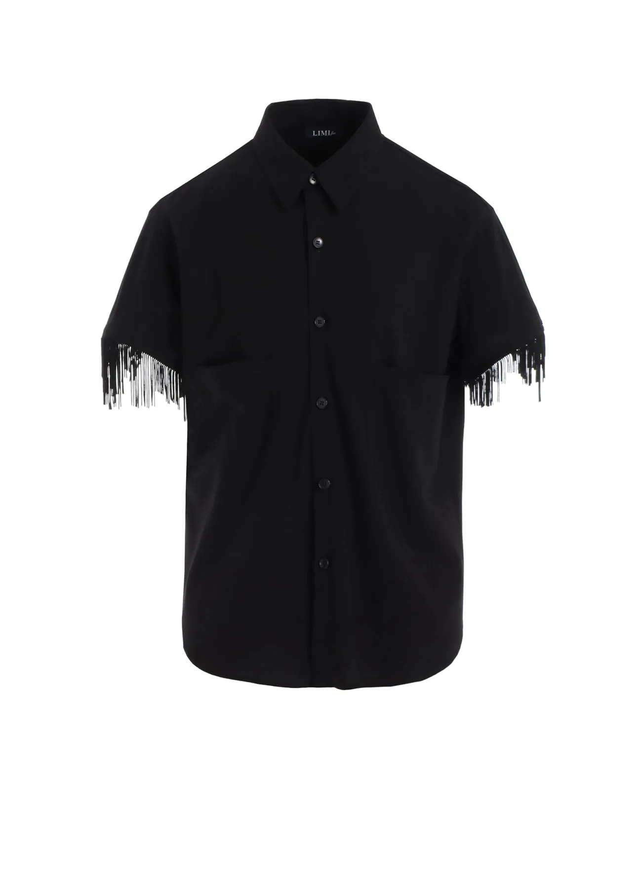 RAYON LAWN FRINGE BLOUSE Coffee Run