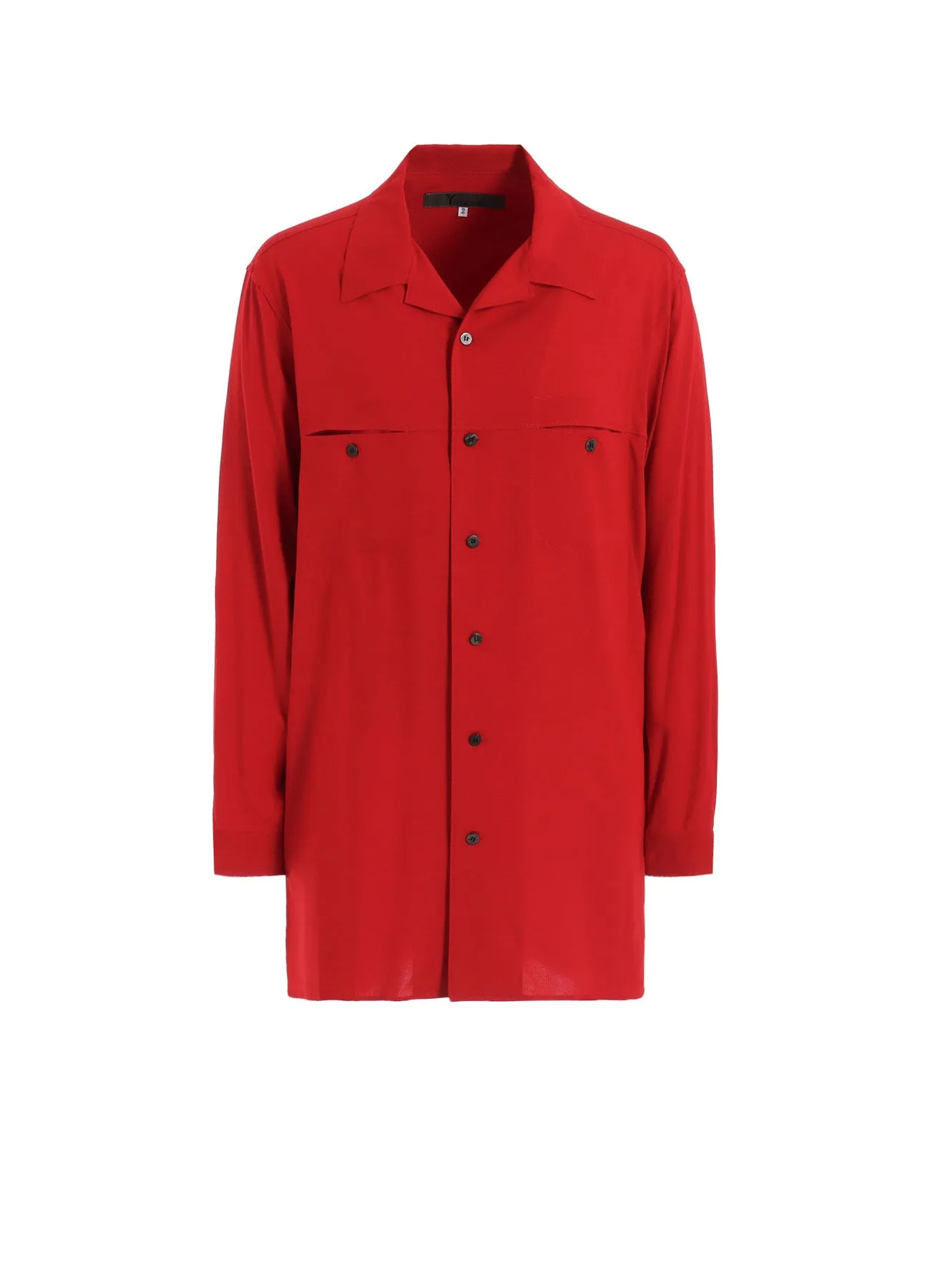 Work From Home RAYON LAWN SHIRT WITH OPEN COLLAR