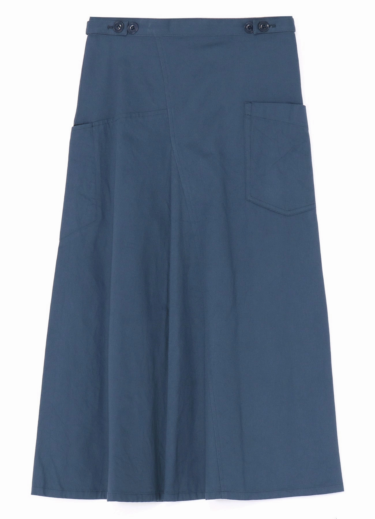 Trendy midi dress Clean Finish [Y's BORN PRODUCT] COTTON TWILL FLARE GUSSET FLARE SKIRT