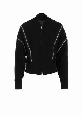 Listen HARD TWIST GABARDINE ZIP BLOUSON