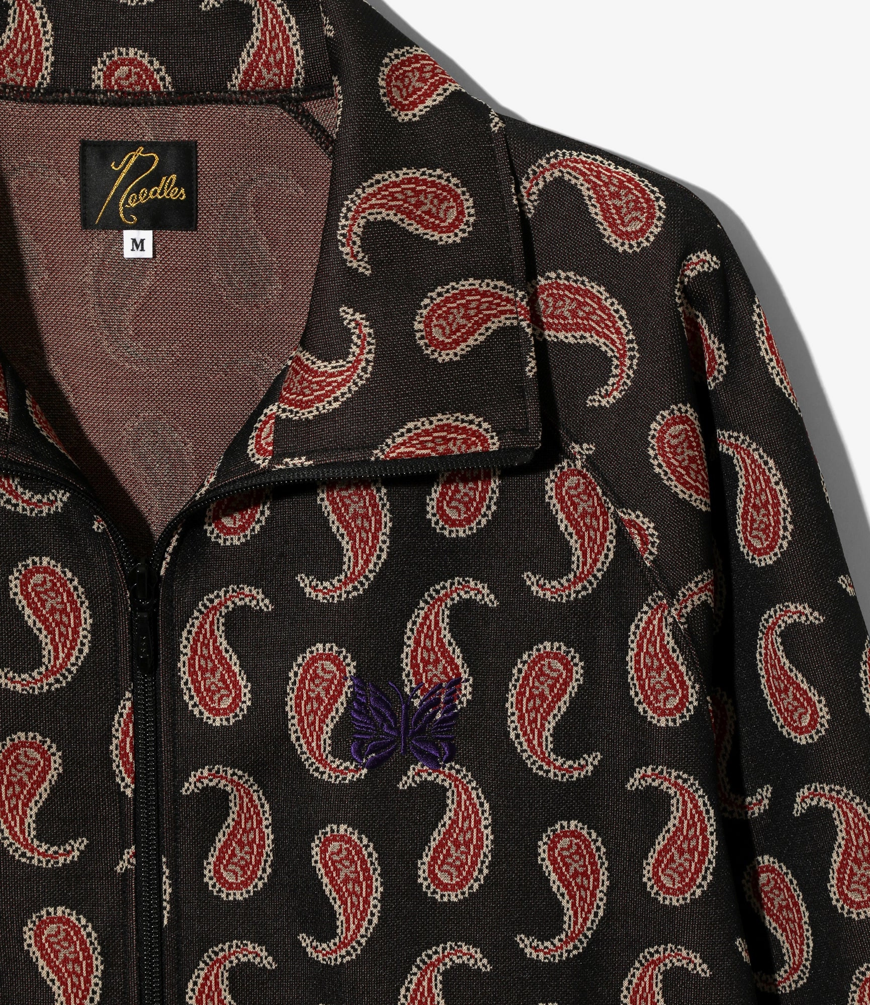 Track Jacket ?C Paisley Jacquard Polyester Peak Ready