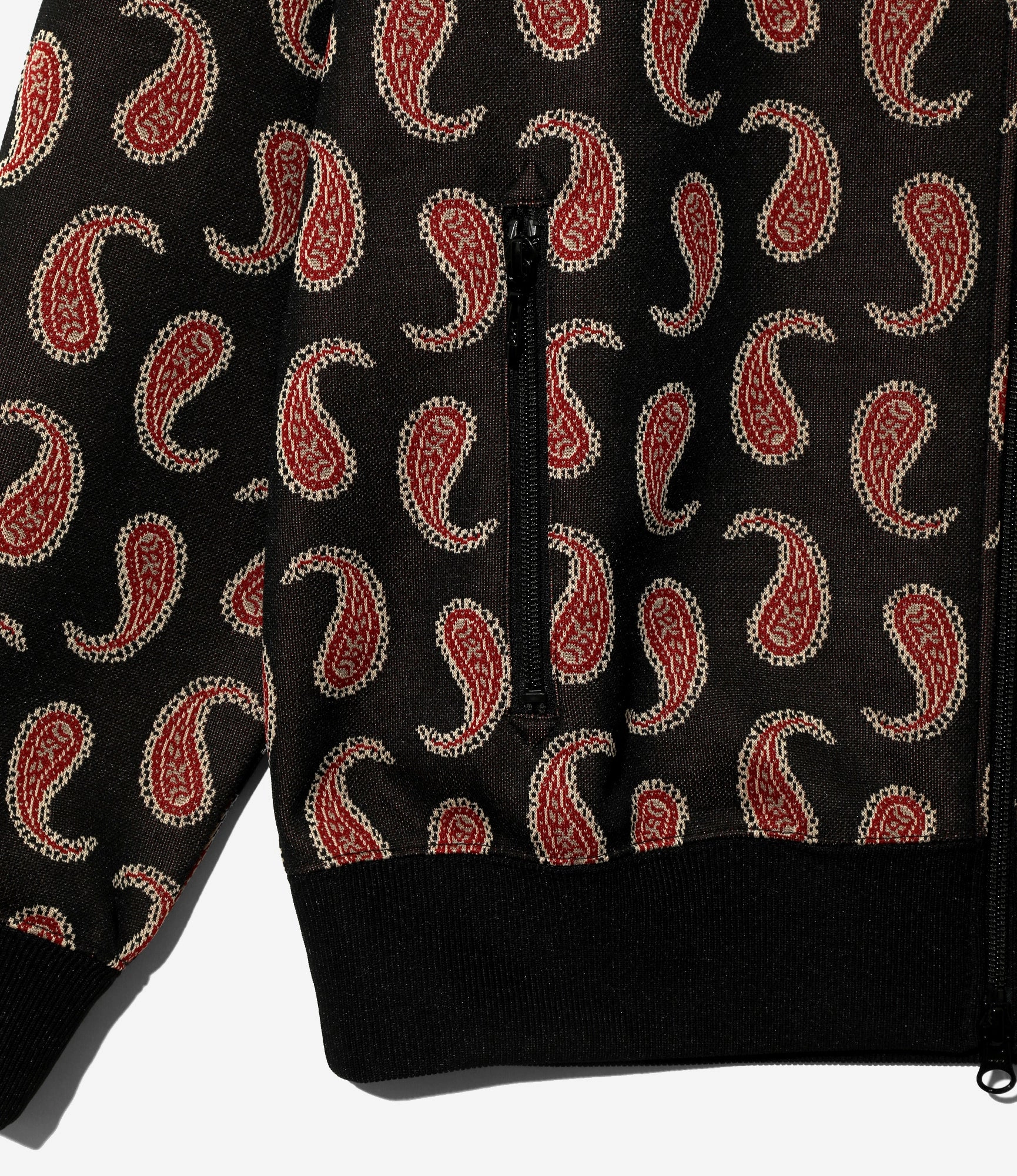 Track Jacket ?C Paisley Jacquard Polyester casual lunch