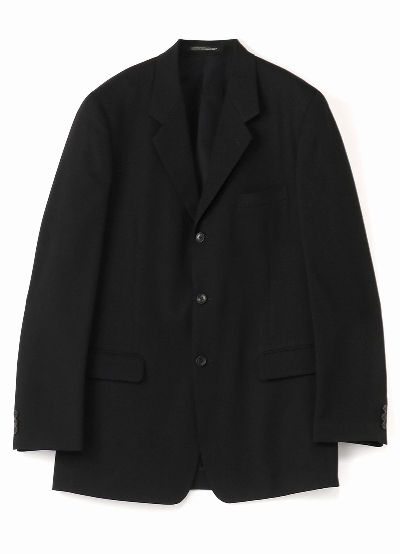 Waterproof Shell COSTUME D??HOMME Wool Gabardine Three Button Single Jacket