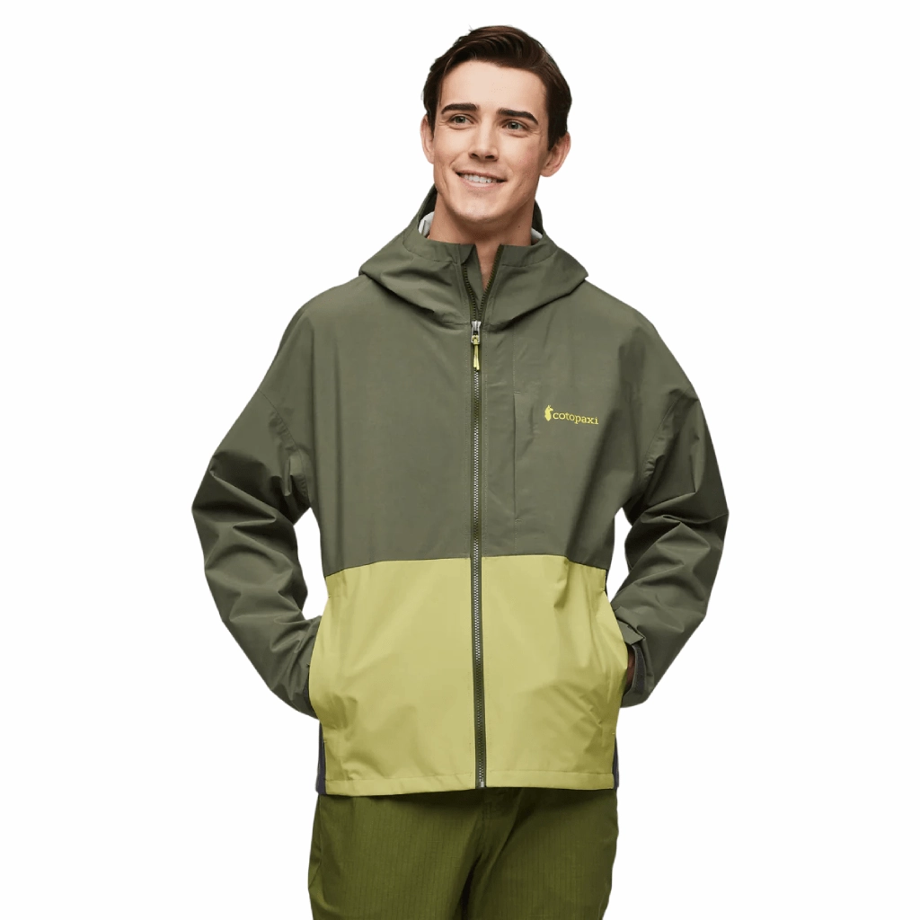 Cotopaxi Cielo Rain Jacket Men Posture Focus Effortless Motion