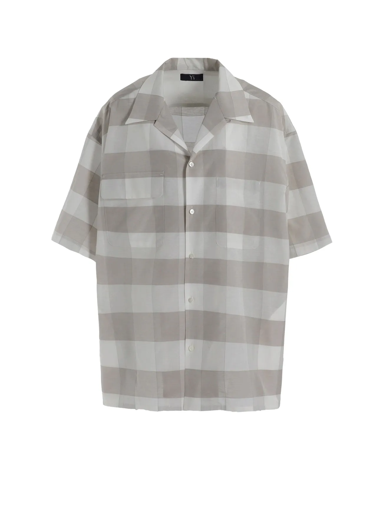 COTTON BREND BLOUSE Flexible Mobility Double Needle Hemming