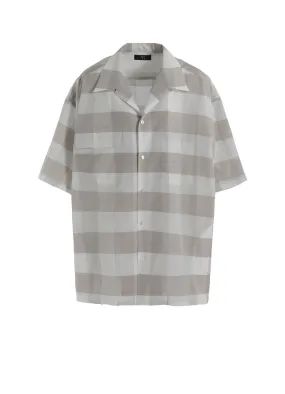 COTTON BREND BLOUSE Flexible Mobility Double Needle Hemming