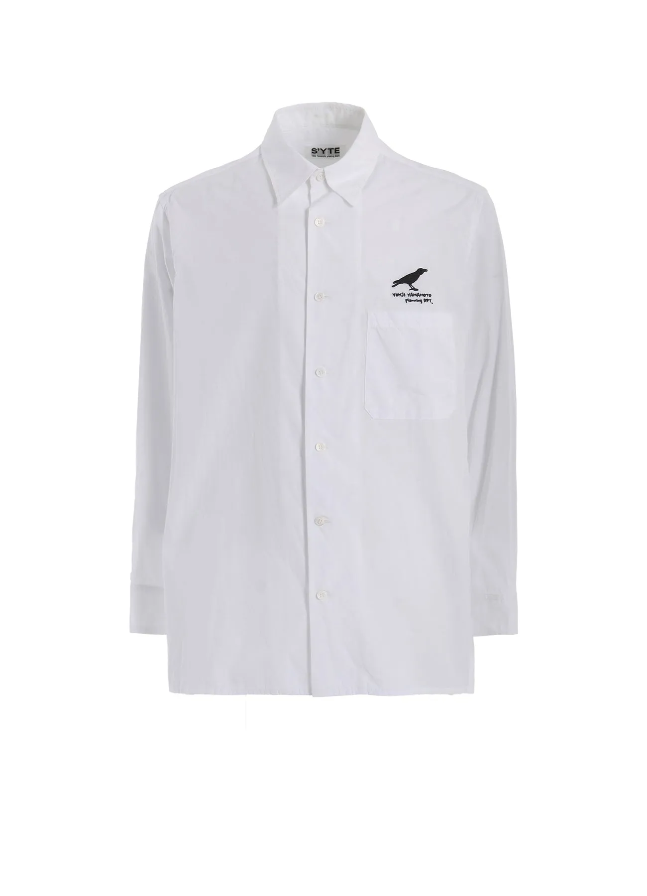COTTON BROAD CROW EMBROIDERED SHIRT garden party Interview Ready
