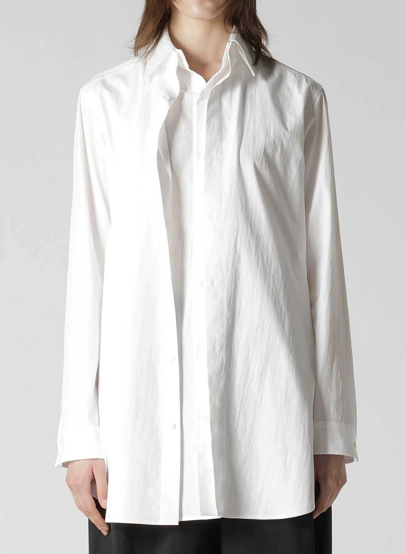 Cooling Core Technology COTTON BROAD F DOUBLE LAYERED BLOUSE