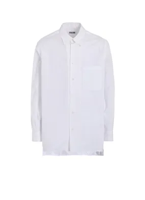 COTTON BROAD LOOSE-FIT REGULAR COLLAR SHIRT Fitted Silhouette