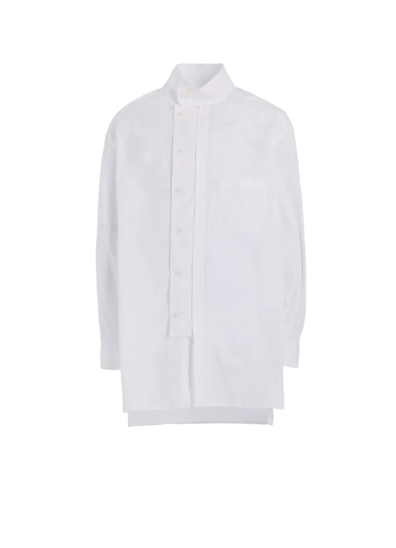 Sleepwear Fall Fashion COTTON BROAD MULTI-BUTTONED SLEEVES STAND COLLAR SHIRT