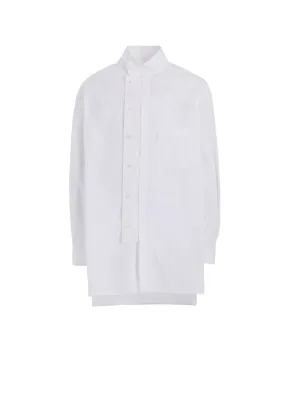 Sleepwear Fall Fashion COTTON BROAD MULTI-BUTTONED SLEEVES STAND COLLAR SHIRT