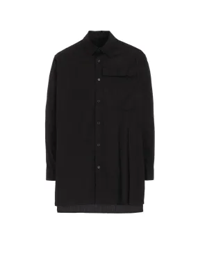 COTTON BROAD PLEATED SHIRT Quick Dry Technology