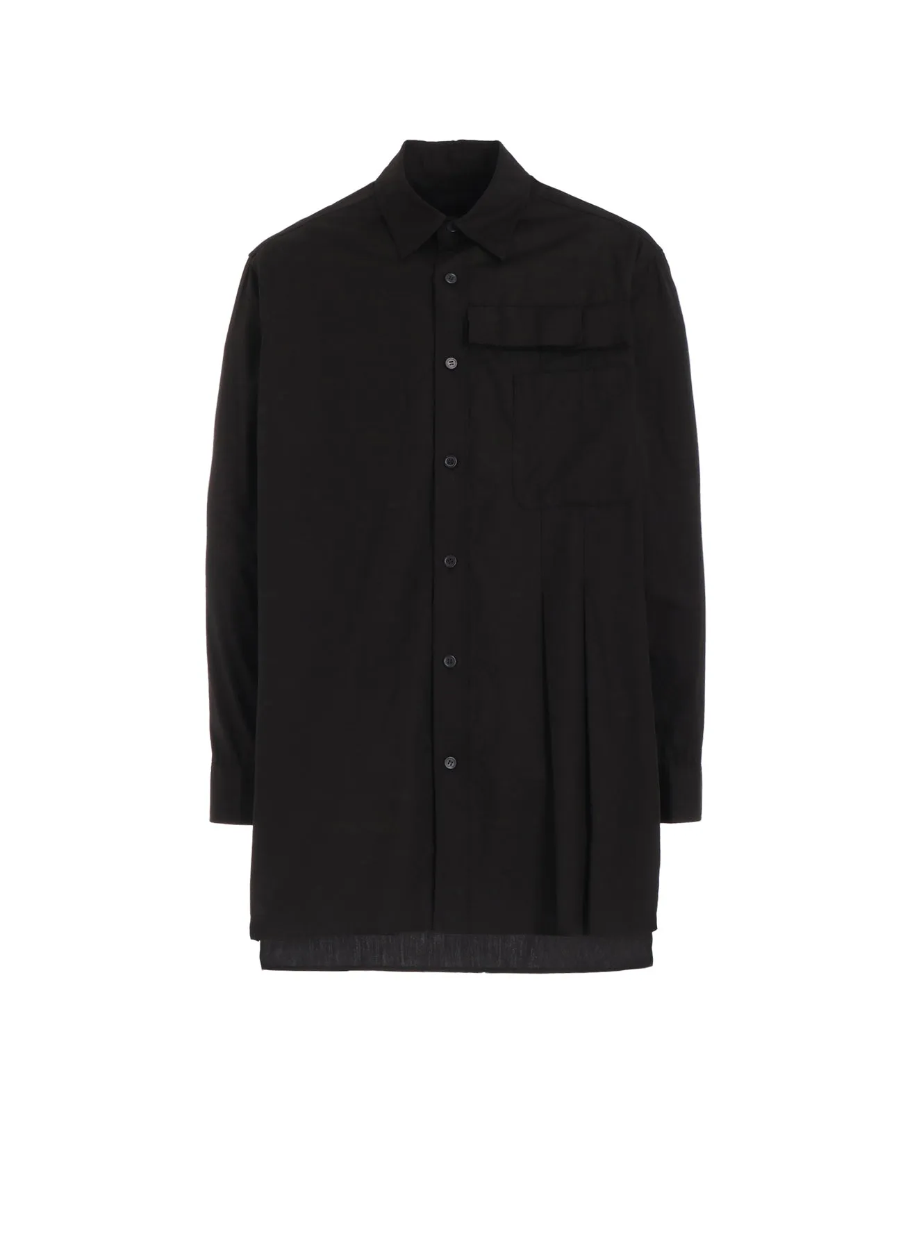 COTTON BROAD PLEATED SHIRT Quick Dry Technology