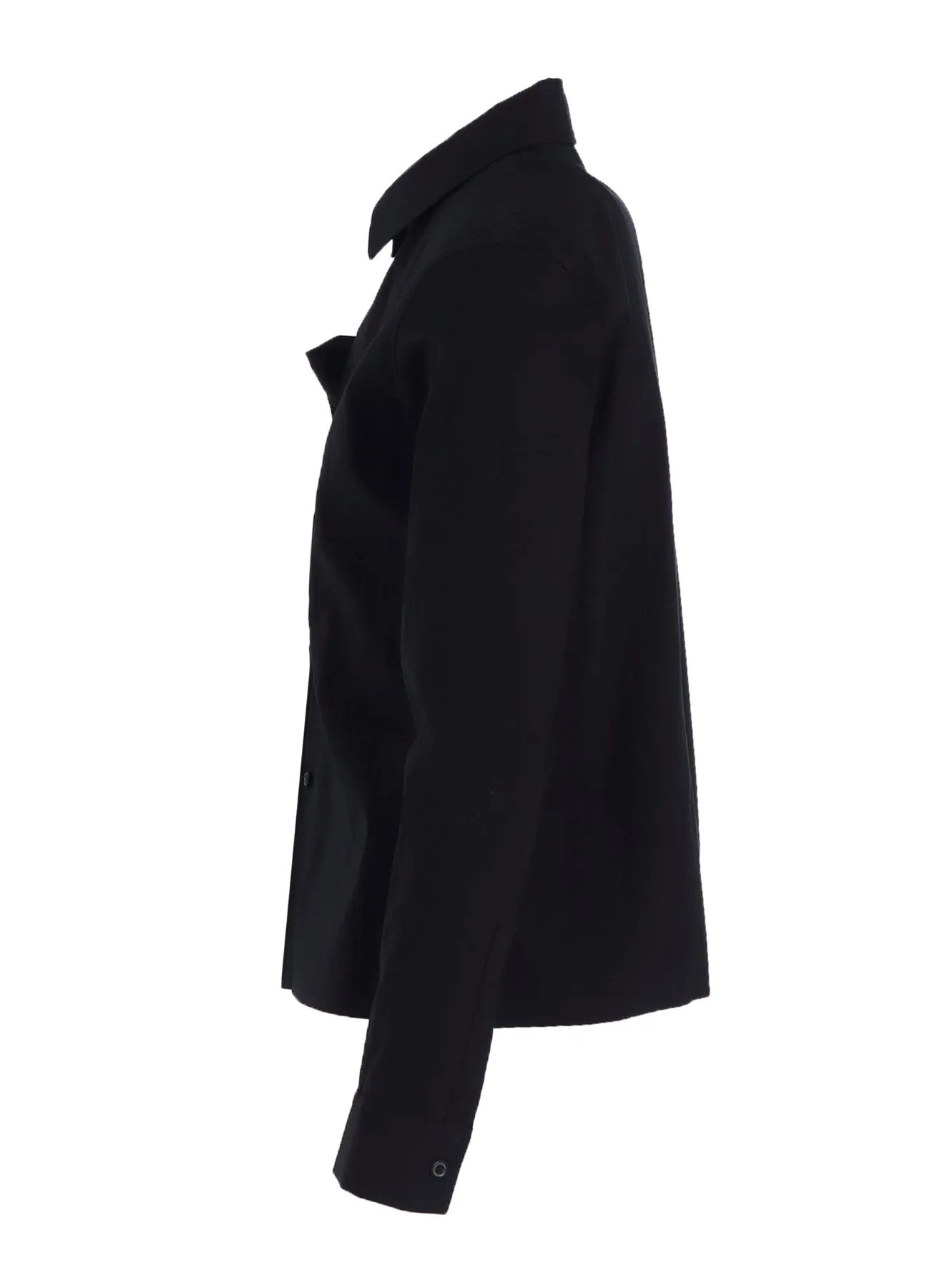 COTTON BROAD R FRONT PINTUCK BLOUSE Multipurpose Layering Fabric