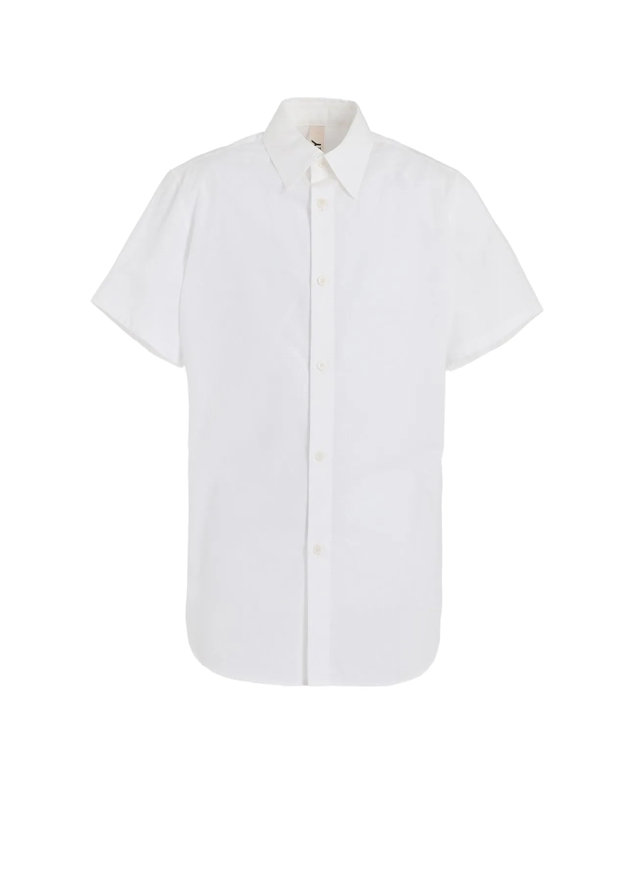 COTTON BROAD SHORT-SLEEVED SHIRT Formal Elegance Stretchy Cloth
