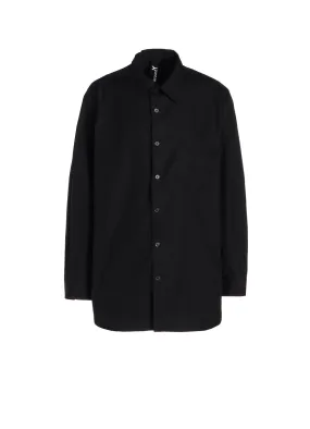 Printed Pattern COTTON BROADCLOTH COLLAR CUT-OFF SHIRT