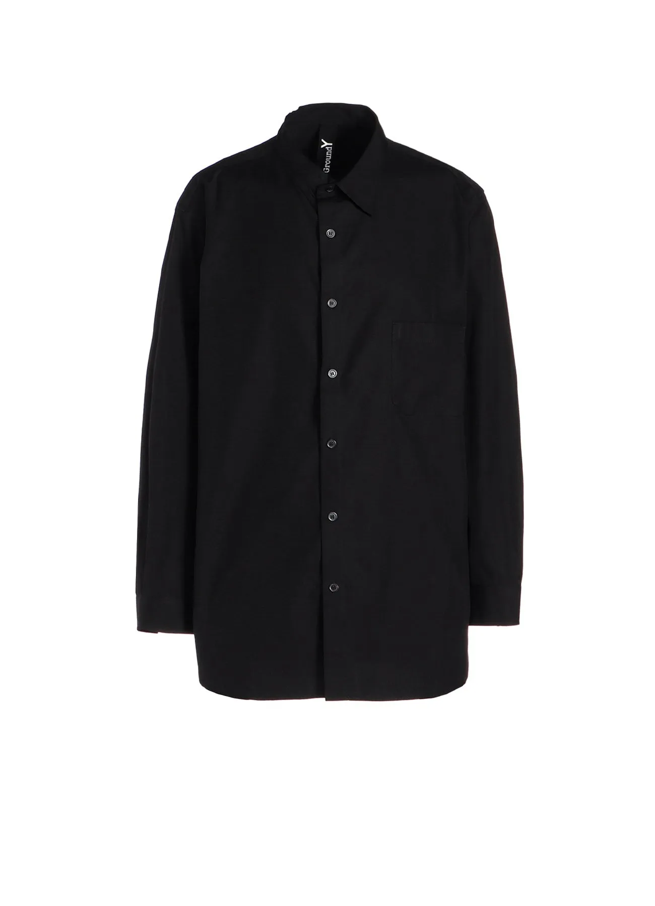 Printed Pattern COTTON BROADCLOTH COLLAR CUT-OFF SHIRT