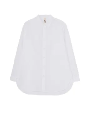 COTTON BROADCLOTH DOUBLE COLLAR SHIRT slim fit