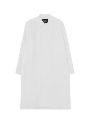 Mountain Escape COTTON BROADCLOTH OPEN COLLAR LONG SHIRT