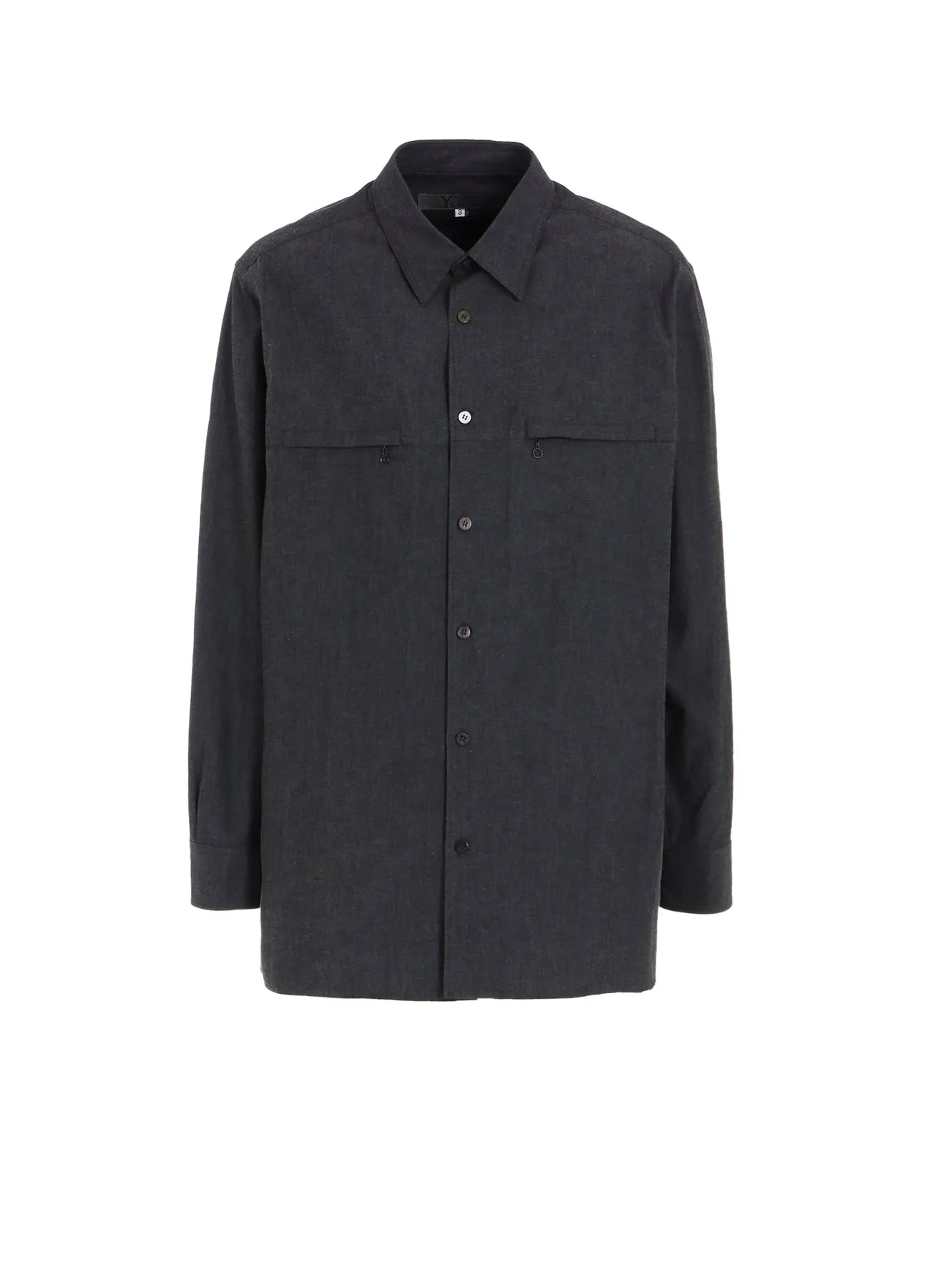 COTTON DUNGAREE SHIRT WITH DOUBLE ZIP POCKET Contemporary Fashion