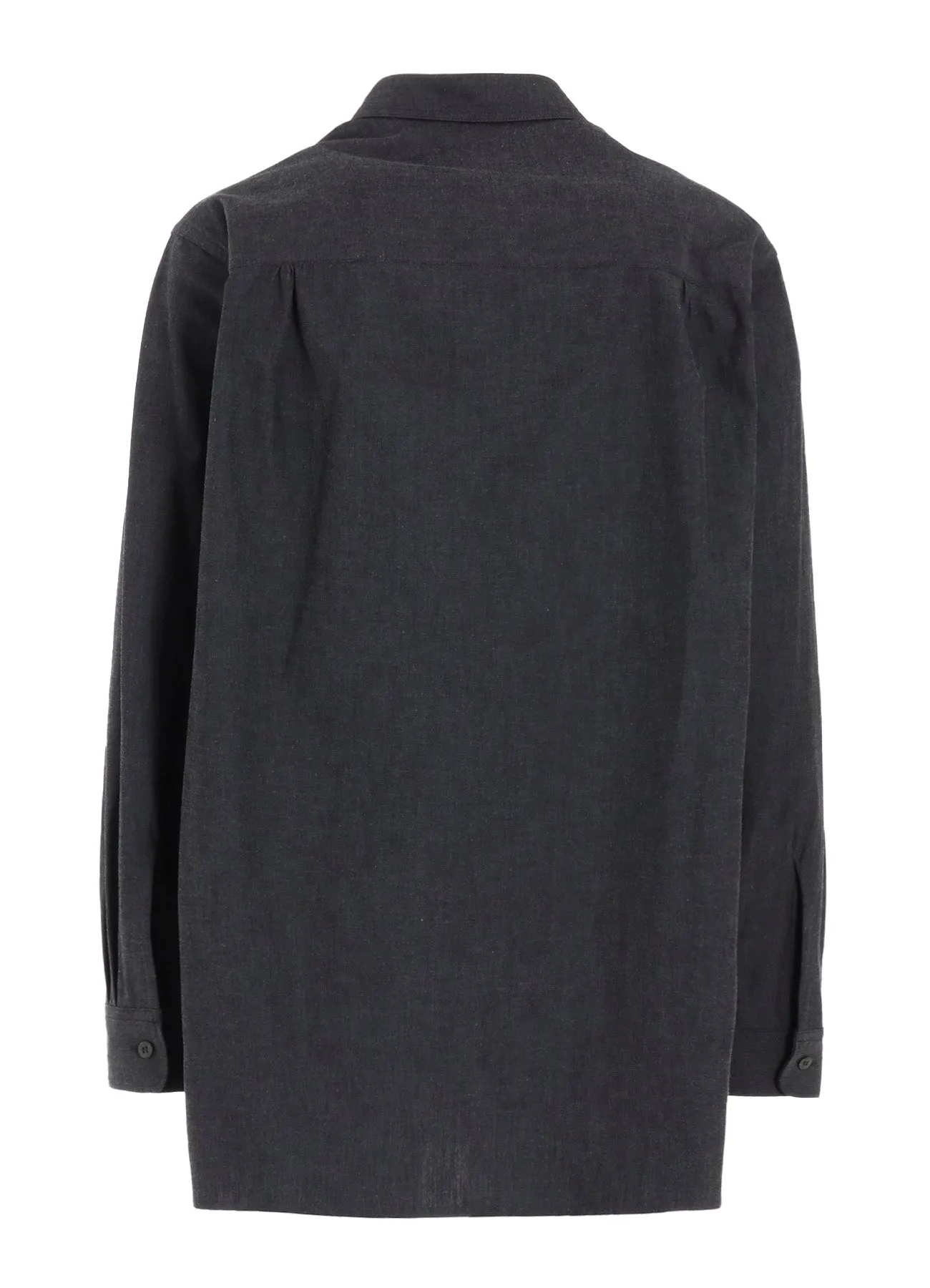 COTTON DUNGAREE SHIRT WITH DOUBLE ZIP POCKET Comfort Stretch