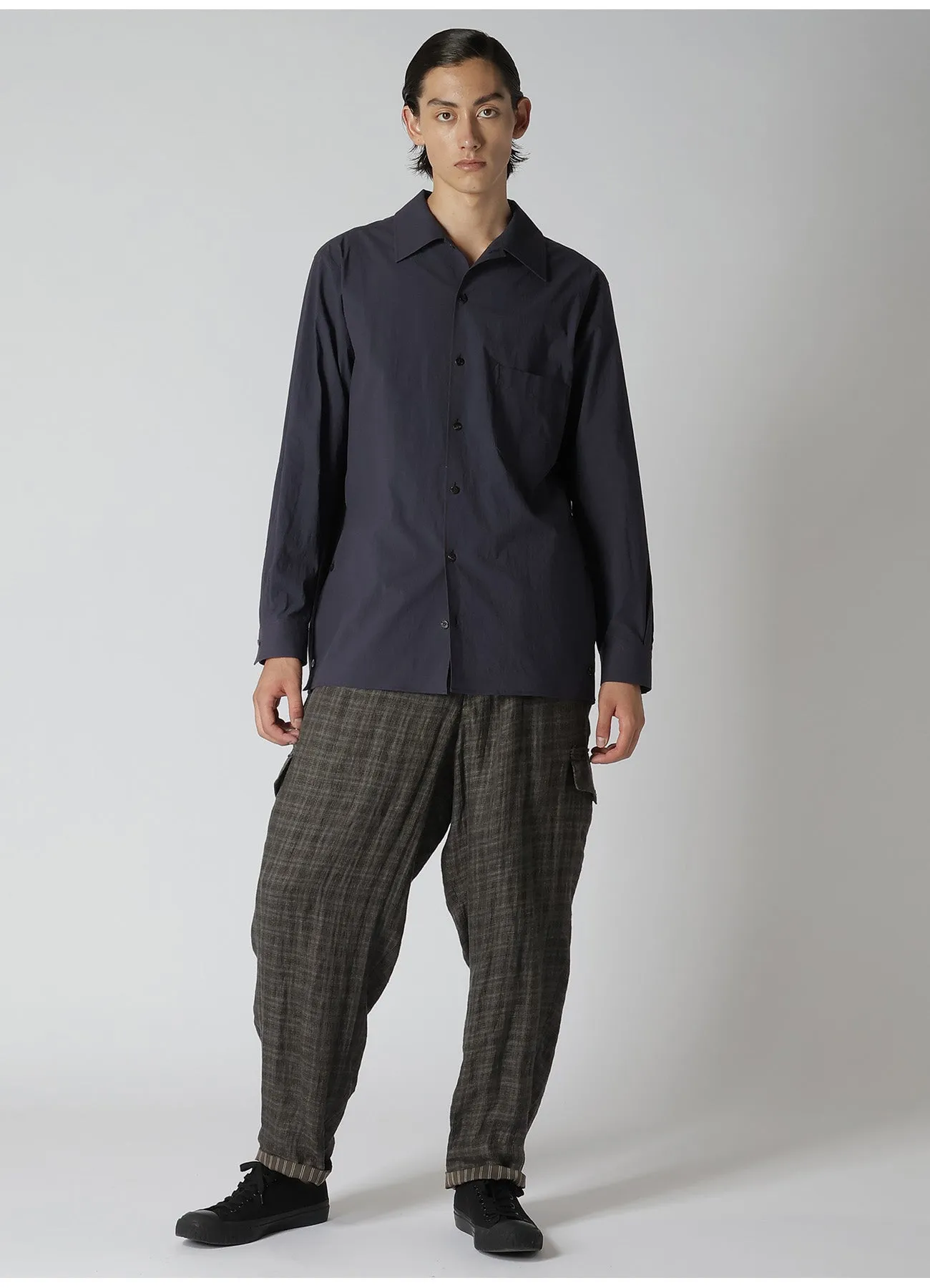 Comfort First Fit Work From Home COTTON LAWN BLOUSE WITH OPEN COLLAR