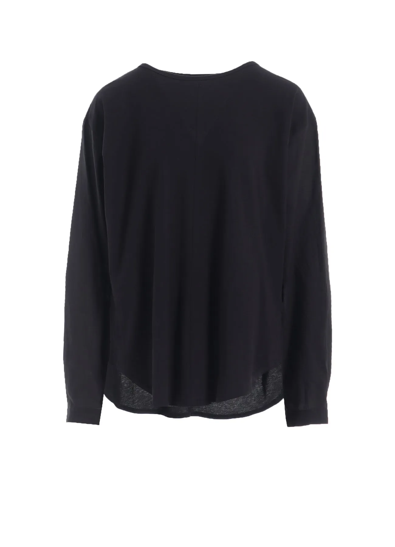 COTTON LAWN CUT&SEWN COMBINATION PULLOVER Luxury Feel Comfort Fit