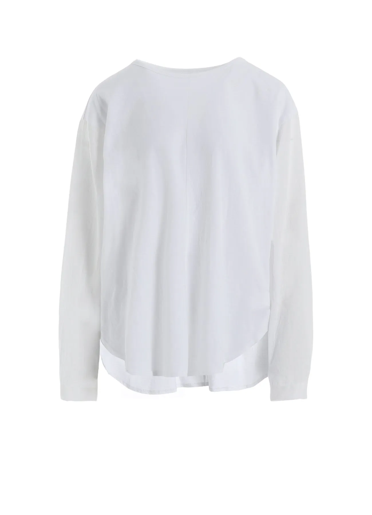 Sweat-Absorbing COTTON LAWN CUT&SEWN COMBINATION PULLOVER