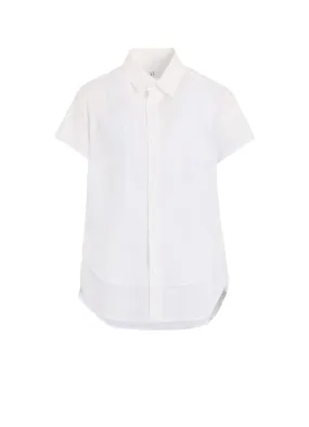 COTTON LAWN DOUBLE FRONT HEM BLOUSE hypoallergenic Nautical Look