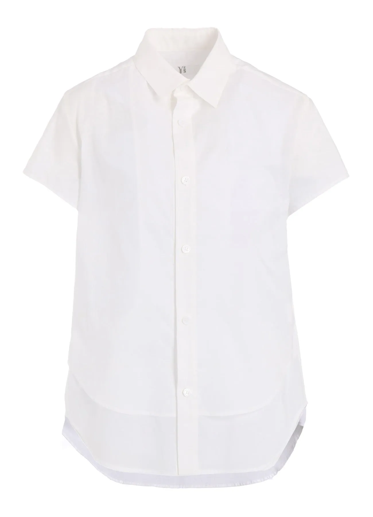 COTTON LAWN DOUBLE FRONT HEM BLOUSE All day wearability