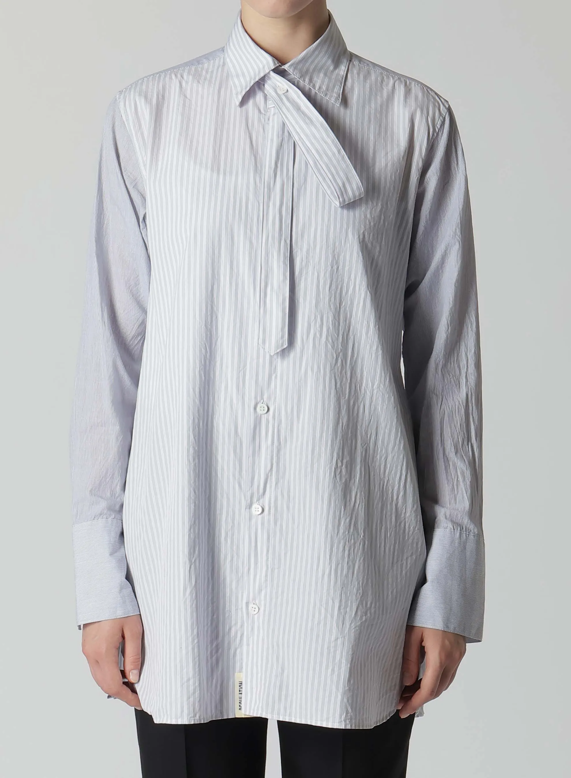 Classic Style COTTON STRIPE R-DOUBLE CUFFS TIE B